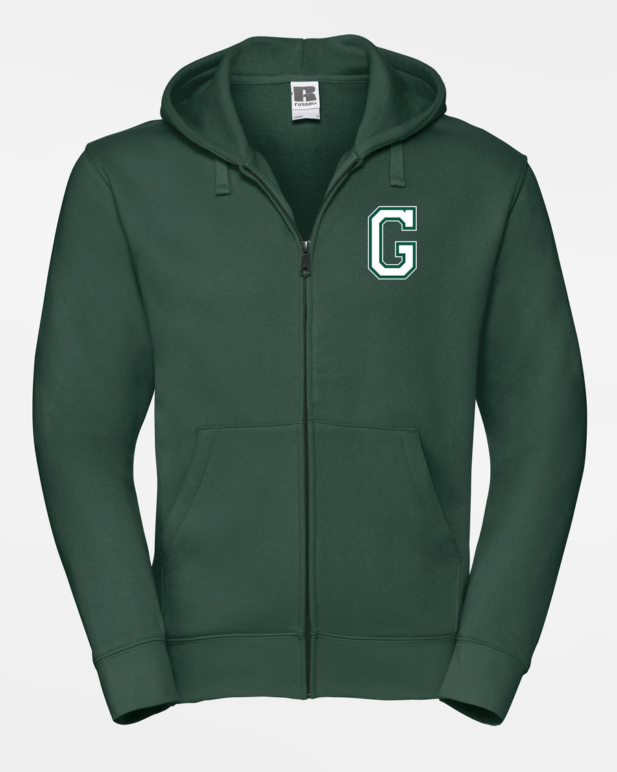 Russell Premium Heavy Zip-Hoodie "Grünwald Jesters", G, dunkelgrün-DIAMOND PRIDE