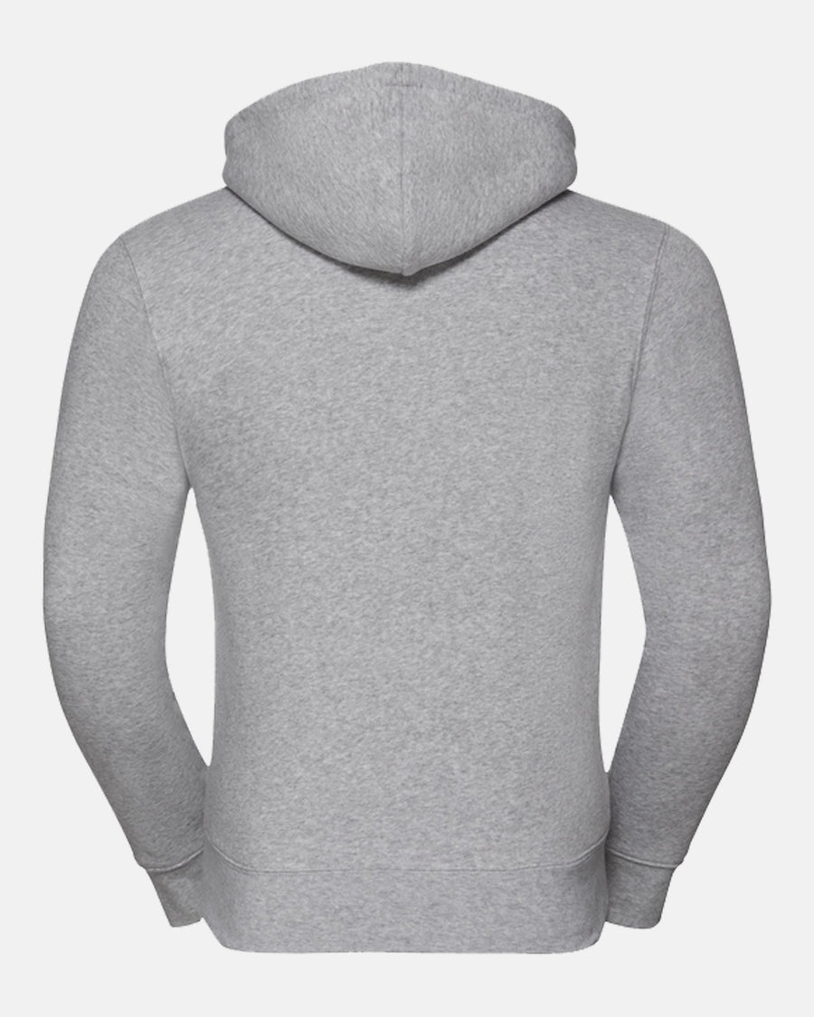 Russell Premium Heavy Zip-Hoodie "Hard Bulls", heather grau-DIAMOND PRIDE