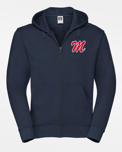 Russell Premium Heavy Zip-Hoodie "Nagold Mohawks", M, navy blau-DIAMOND PRIDE
