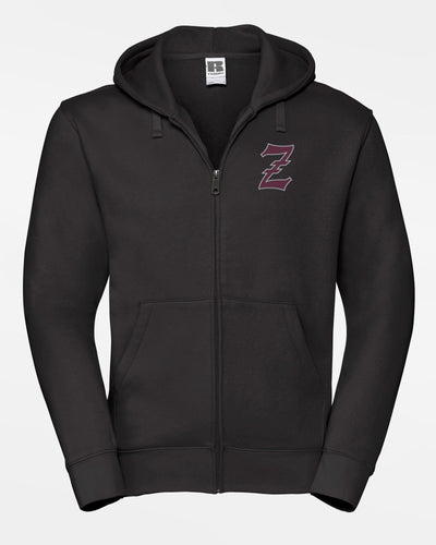 Russell Premium Heavy Zip-Hoodie "Zülpich Eagles", Z, schwarz-DIAMOND PRIDE