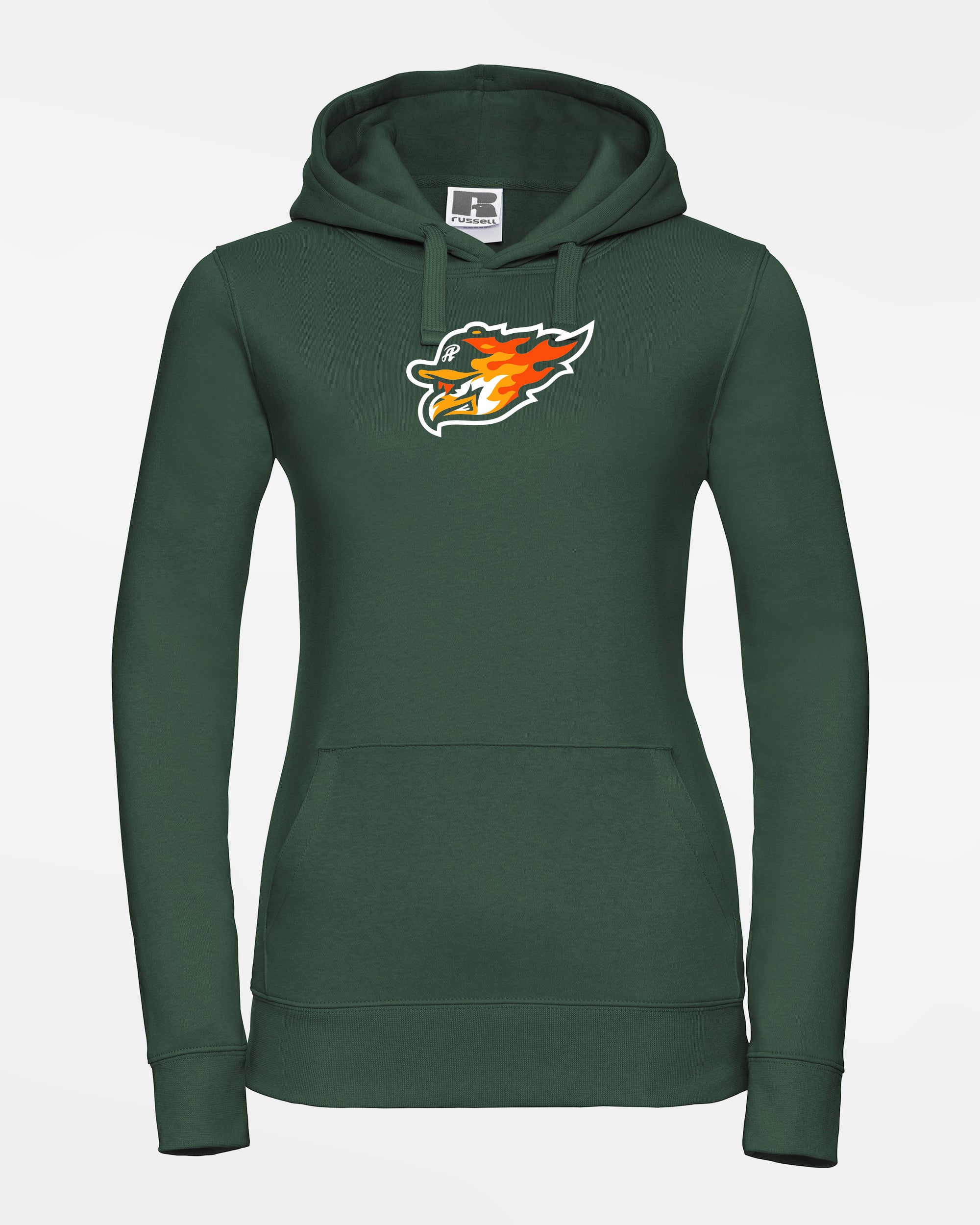 Russell Premium Ladies Heavy Hoodie "Attnang Athletics", Head, dunkelgrün-DIAMOND PRIDE