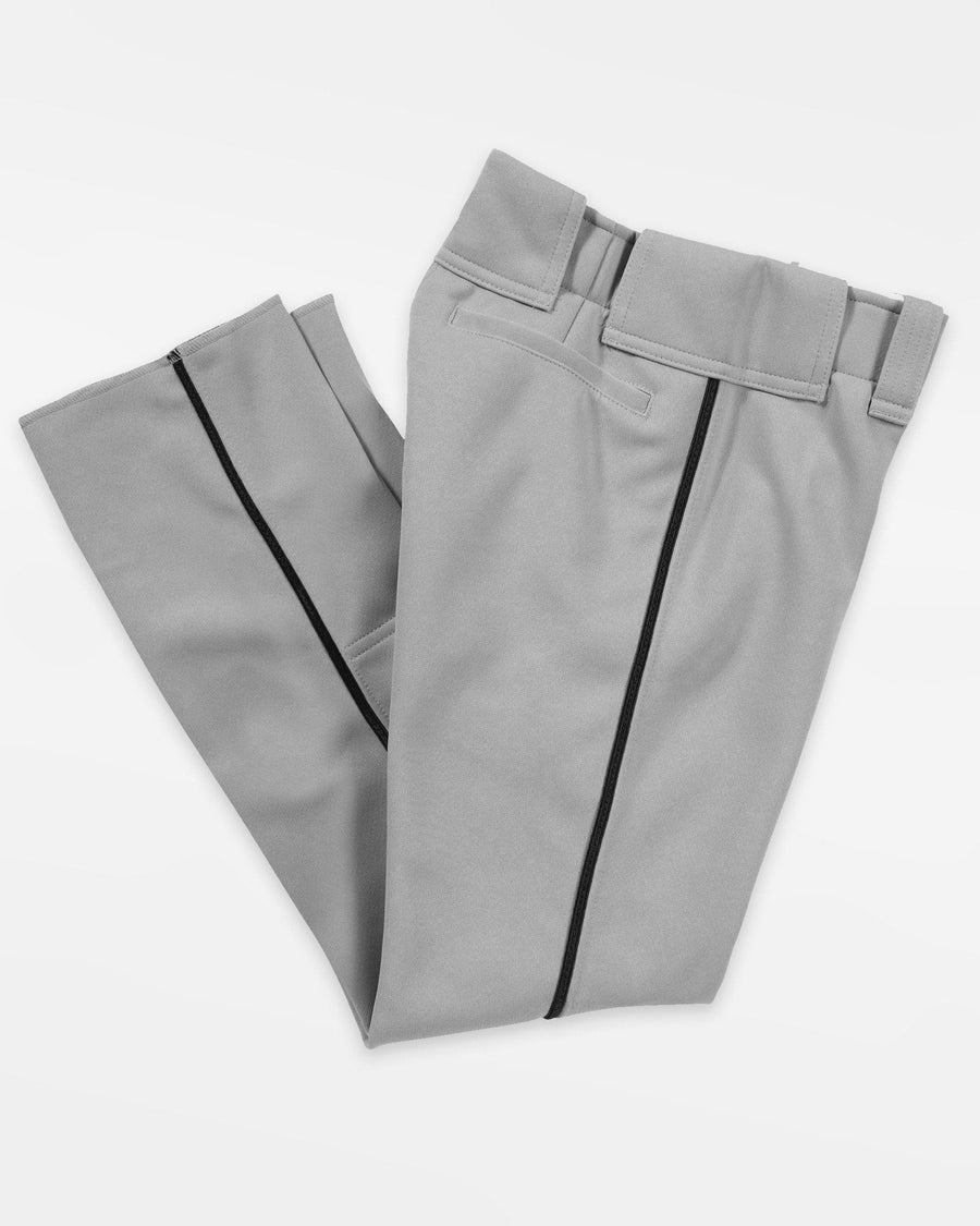 Teamwork Piped Baseball Pant "Open Bottom", 14 oz, grau/schwarz - AUSLAUFARTIKEL -DIAMOND PRIDE