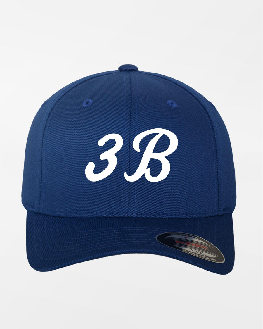 Yupoong Flexfit Combed Wool Cap "Hülben 3B", royal blau-DIAMOND PRIDE