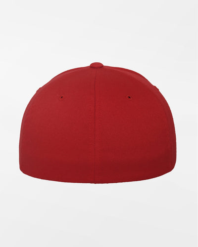 Yupoong Flexfit Combed Wool Cap "Mühldorf Cubs", MC, rot - incl. 3D Embroidery-DIAMOND PRIDE