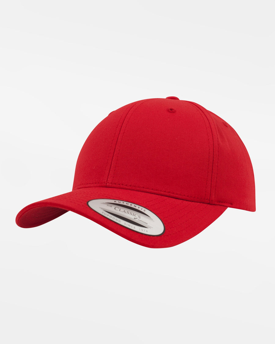 Yupoong Flexfit Curved Classic Snapback Cap, rot-DIAMOND PRIDE