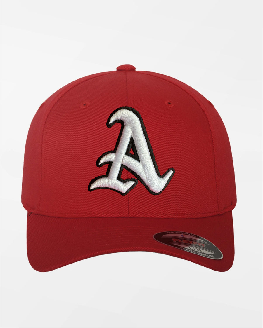 Yupoong Flexfit Combed Wool Cap "Altdorf Icesharks", A, rot-DIAMOND PRIDE