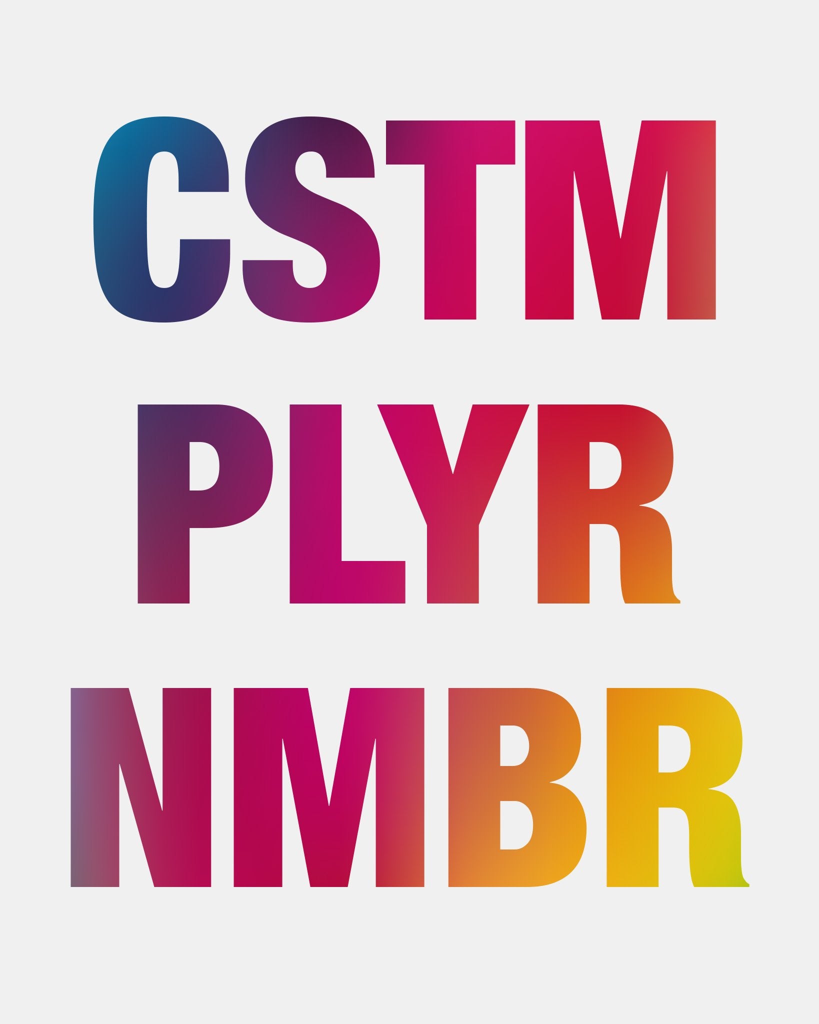 Custom Spielernummer-DIAMOND PRIDE