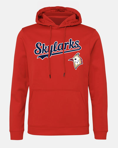 Diamond Pride Basic Functional Hoodie "Berlin Skylarks", Script & Bird, rot-DIAMOND PRIDE