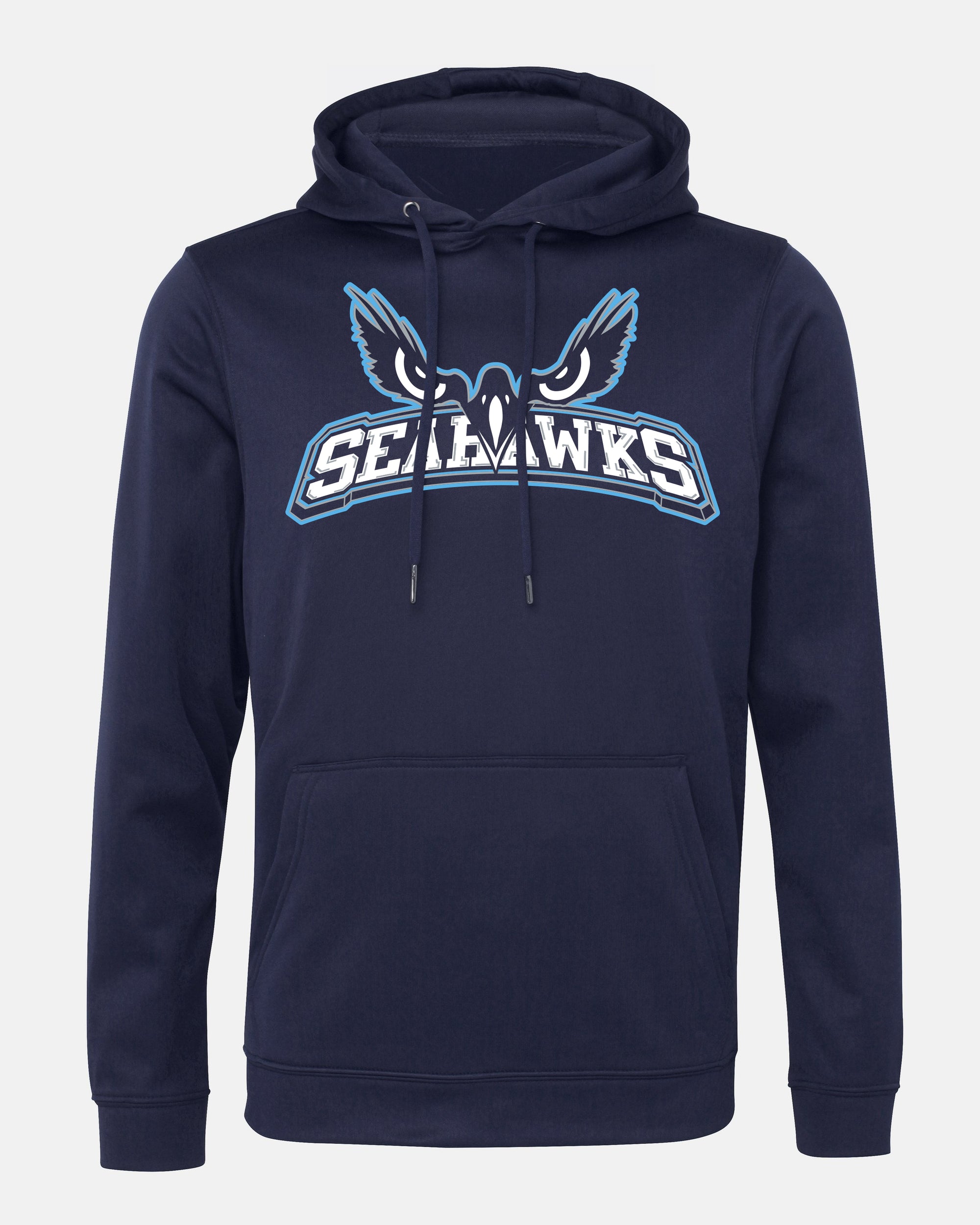 Diamond Pride Basic Functional Hoodie "Kiel Seahawks", Eyes & Script, navy blau-DIAMOND PRIDE