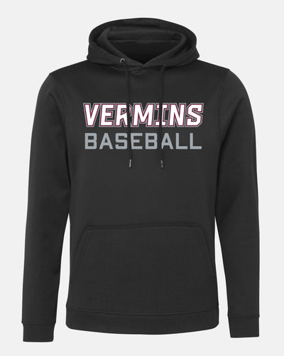 Diamond Pride Basic Functional Hoodie "Wesseling Vermins", Baseball, schwarz-DIAMOND PRIDE