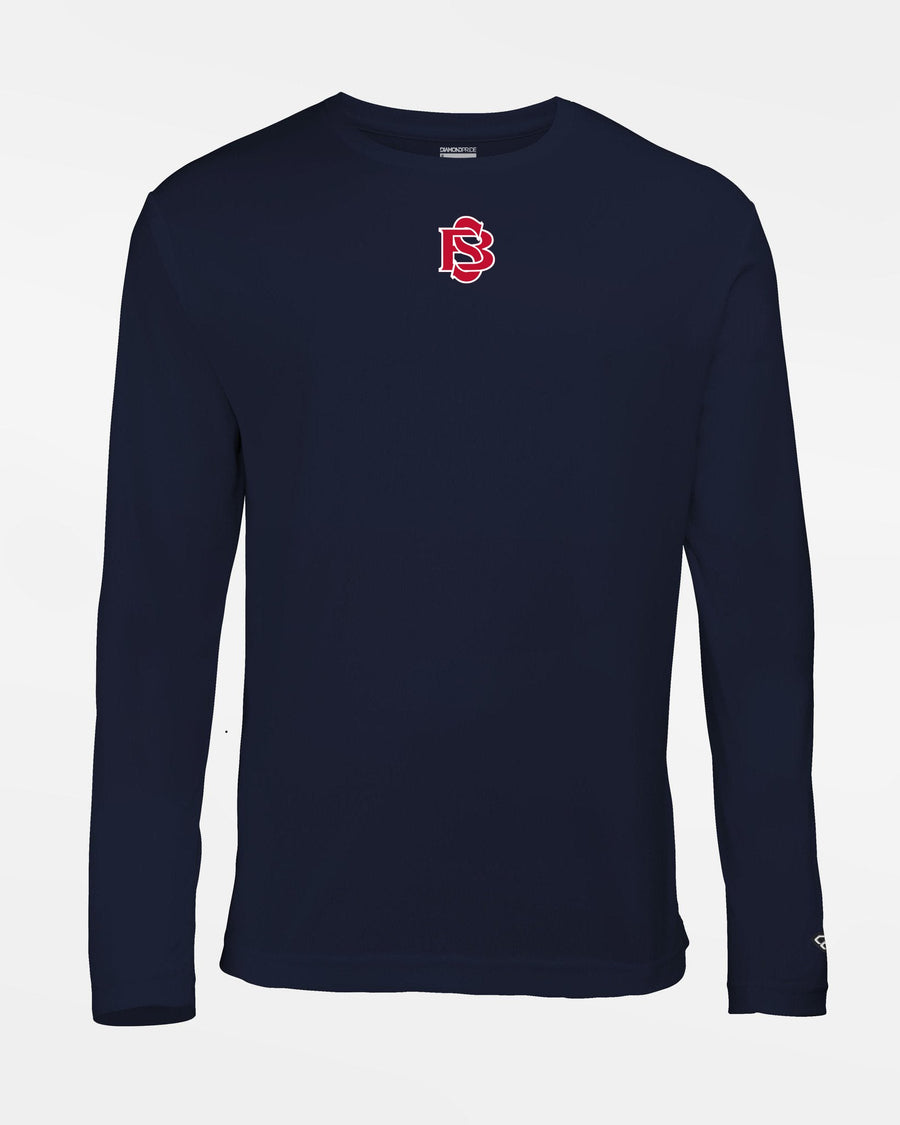 Diamond Pride Basic Functional Longsleeve Shirt, "Berlin Sluggers", navy blau-DIAMOND PRIDE