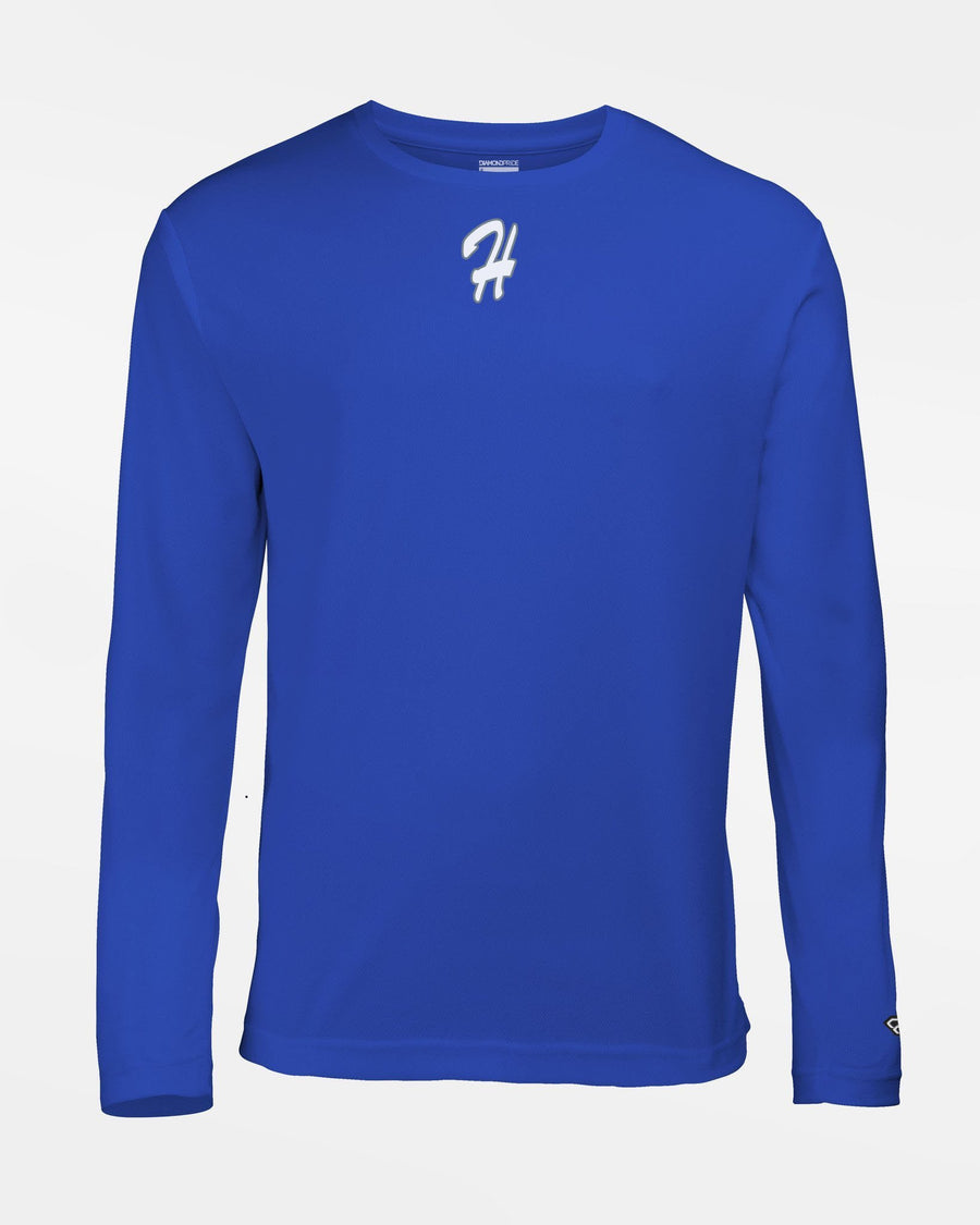 Diamond Pride Basic Functional Longsleeve Shirt "Gramastetten Highlanders", royal-blau-DIAMOND PRIDE