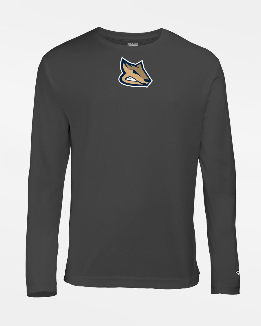 Diamond Pride Basic Functional Longsleeve Shirt "Hagen Chipmunks", dunkelgrau-DIAMOND PRIDE