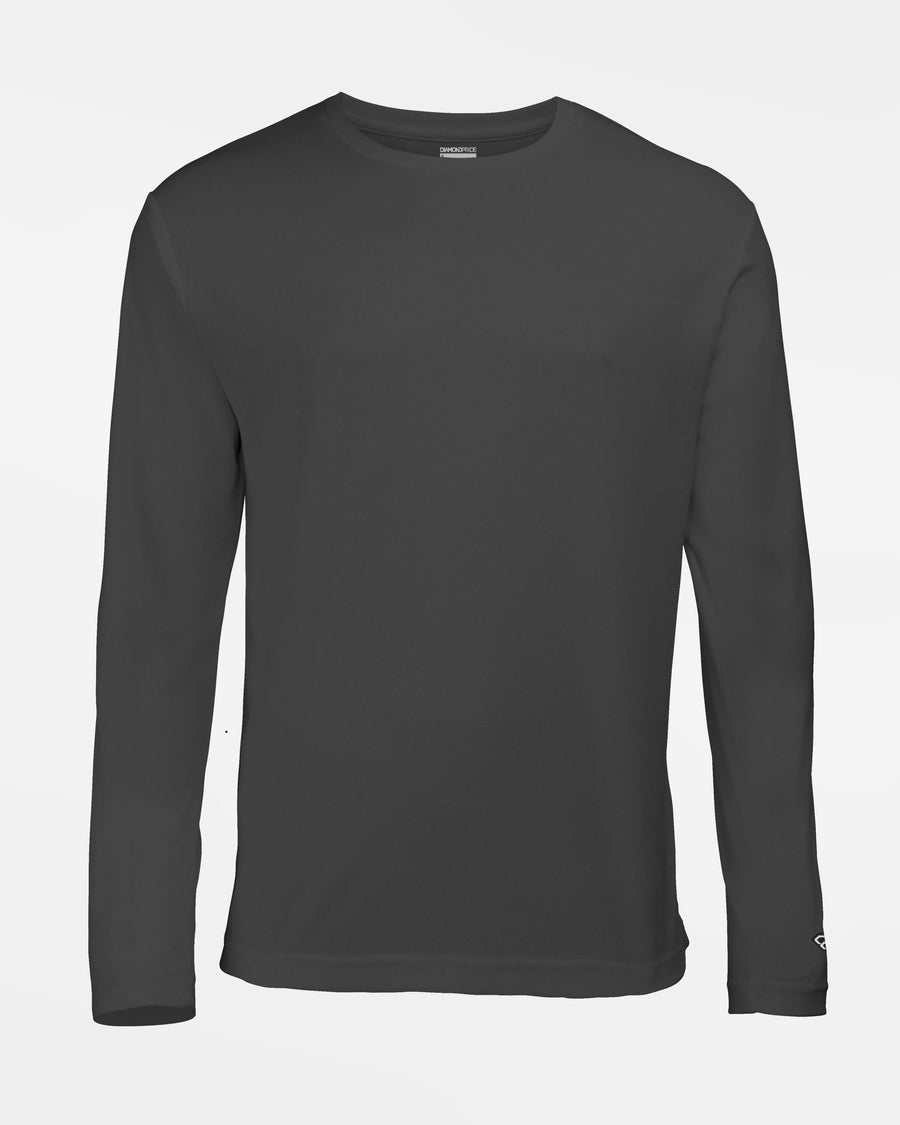 Diamond Pride Basic Functional Longsleeve Shirt, dunkelgrau-DIAMOND PRIDE