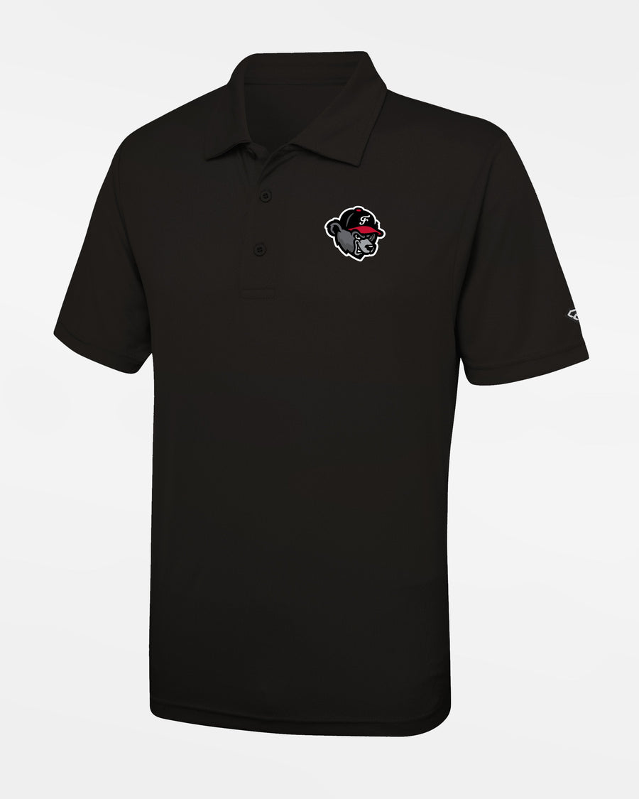 Diamond Pride Basic Functional Polo-Shirt "Freising Grizzlies", Bear, schwarz-DIAMOND PRIDE