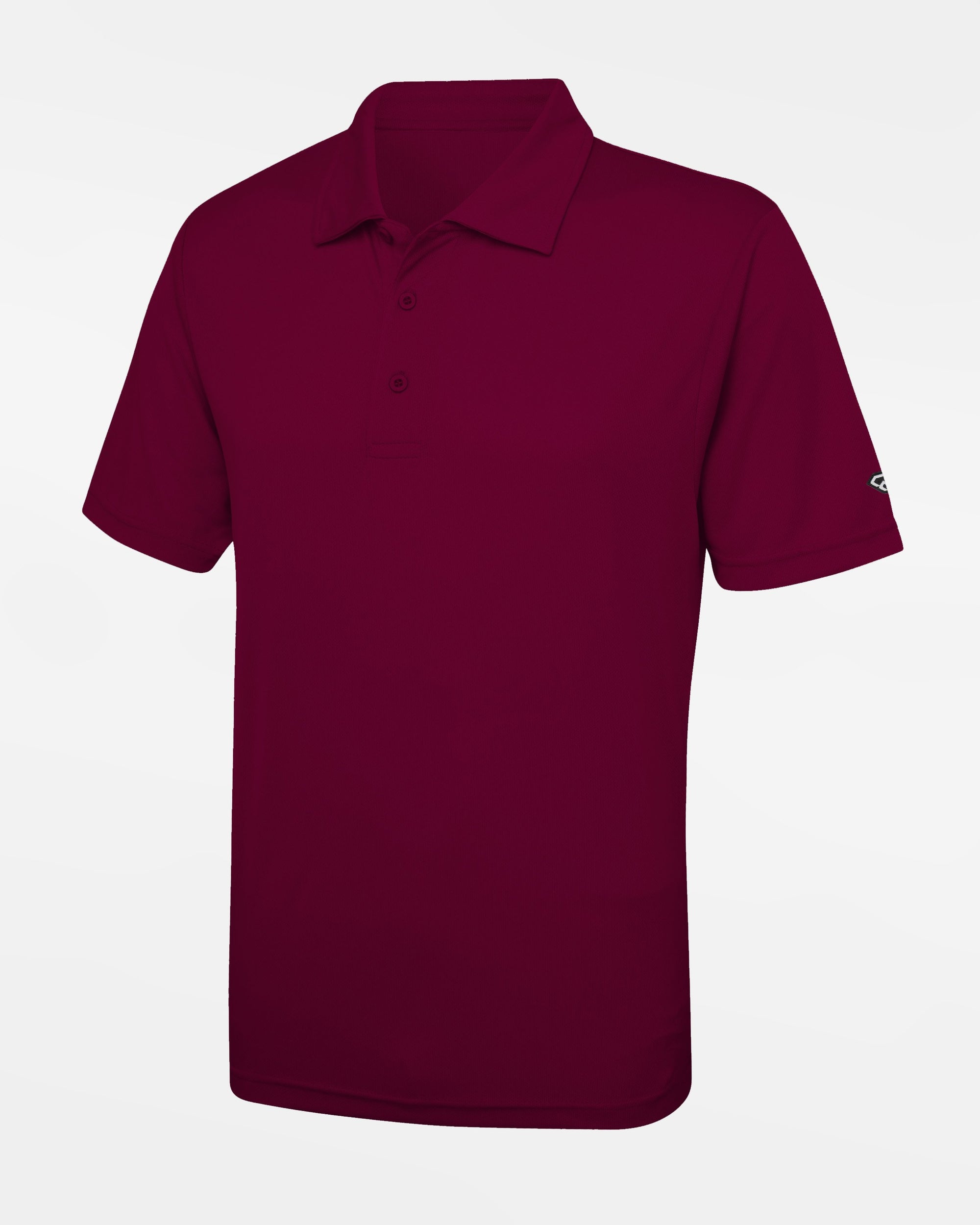 Diamond Pride Basic Functional Polo-Shirt, maroon rot-DIAMOND PRIDE
