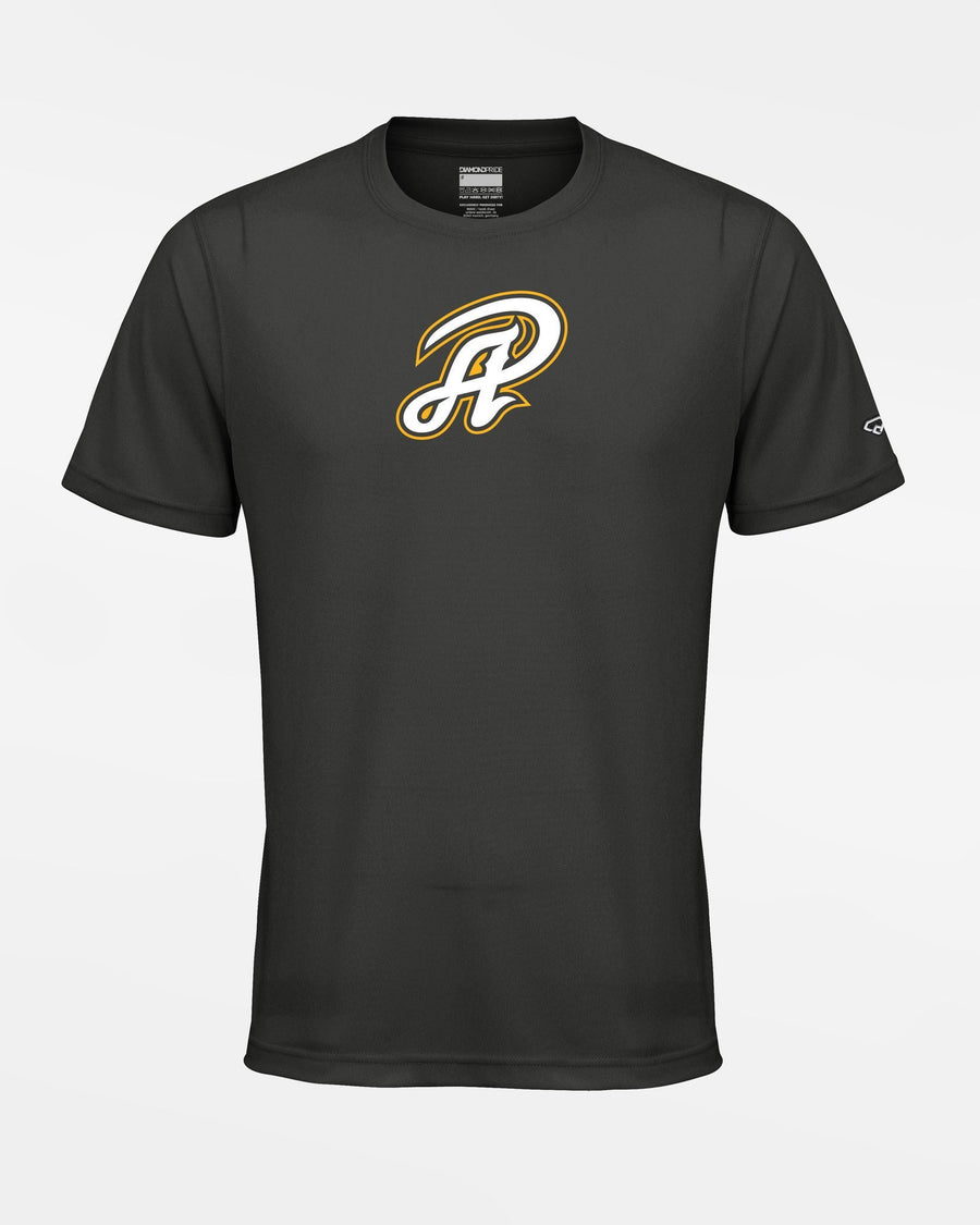 Diamond Pride Basic Functional T-Shirt "Attnang Athletics", A, dunkelgrau-DIAMOND PRIDE