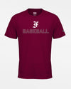 Diamond Pride Basic Functional T-Shirt, "Berlin Flamingos", F & Baseball, maroon-rot-DIAMOND PRIDE