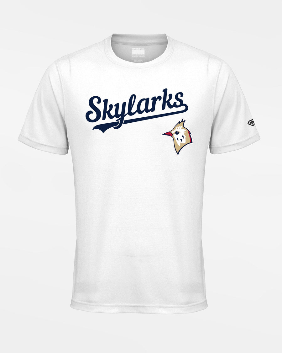 Diamond Pride Basic Functional T-Shirt, "Berlin Skylarks", Script & Bird, weiss-DIAMOND PRIDE