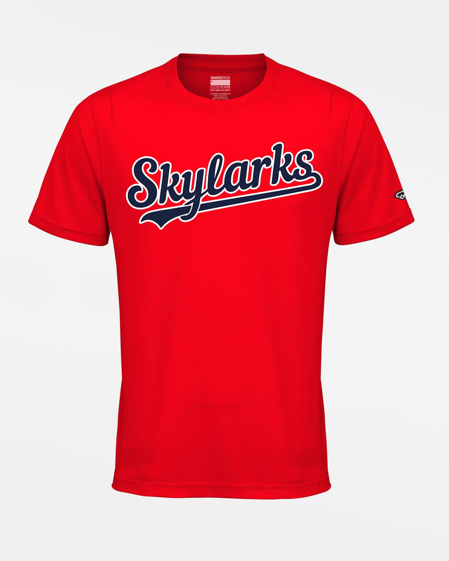 Diamond Pride Basic Functional T-Shirt "Berlin Skylarks", Script, rot-DIAMOND PRIDE
