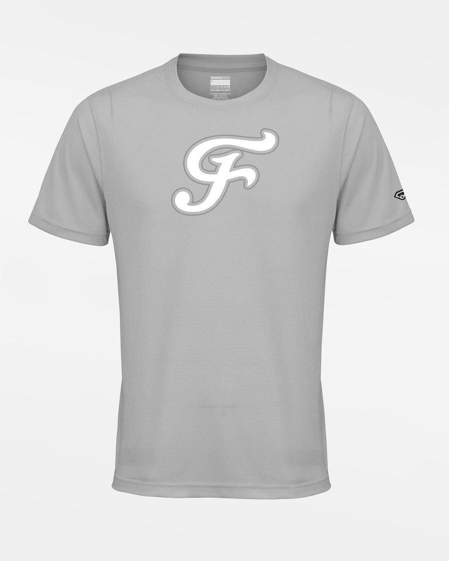 Diamond Pride Basic Functional T-Shirt "Freising Grizzlies", F, grau-DIAMOND PRIDE