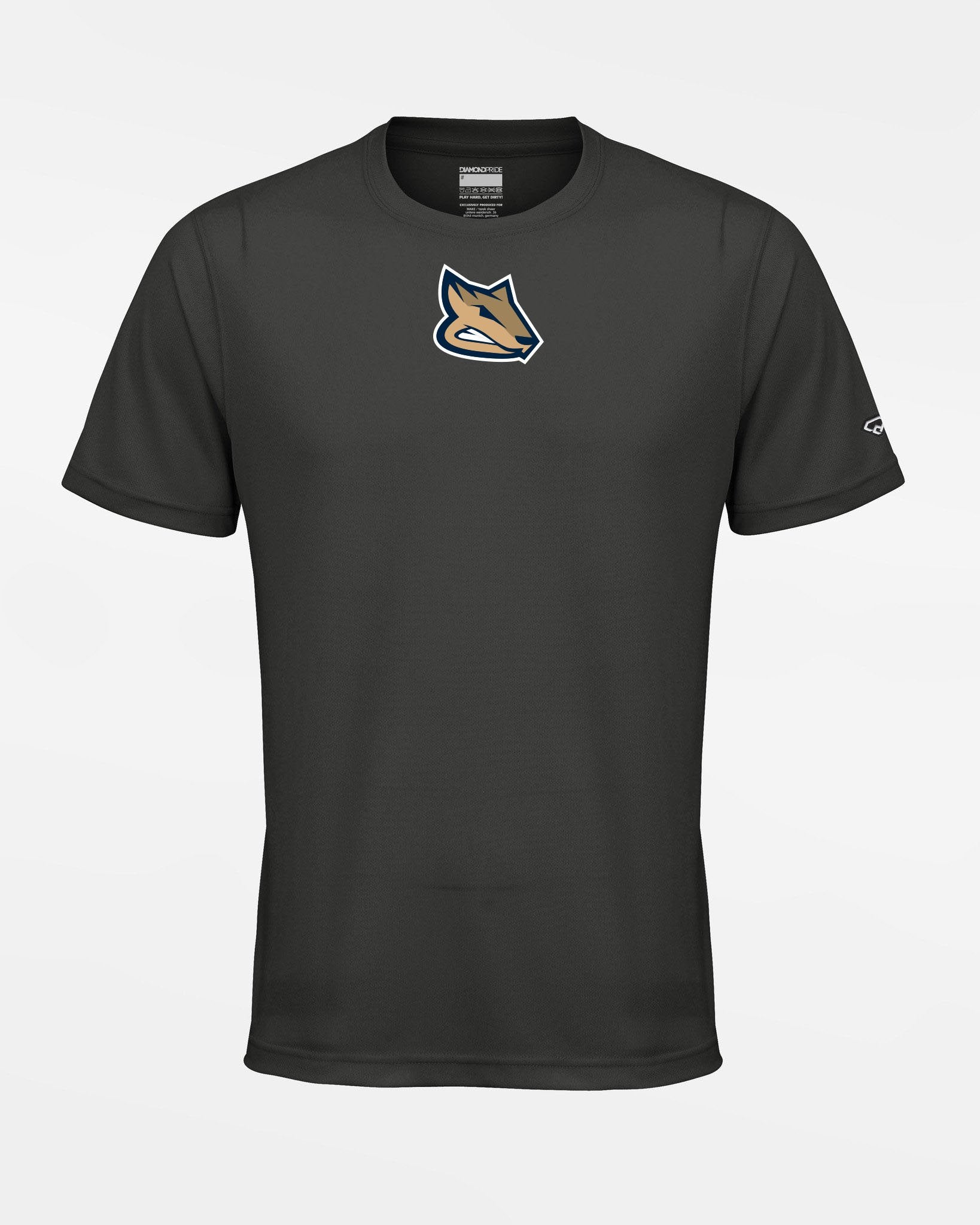 Diamond Pride Basic Functional T-Shirt "Hagen Chipmunks", dunkelgrau-DIAMOND PRIDE
