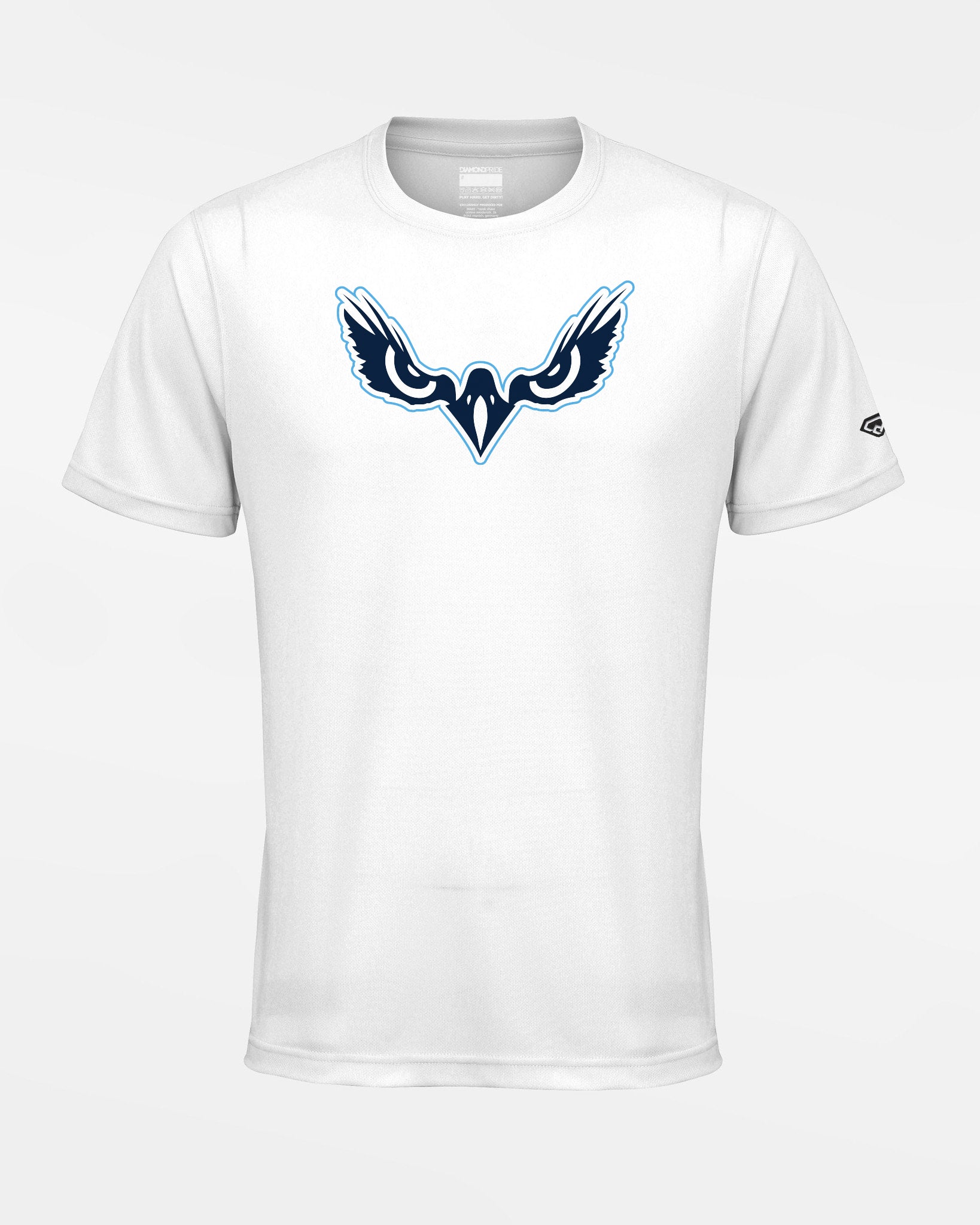 Diamond Pride Basic Functional T-Shirt "Kiel Seahawks", Eyes, weiss-DIAMOND PRIDE