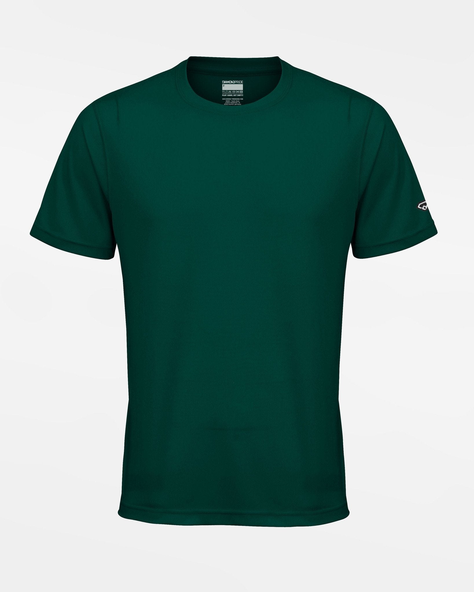 Diamond Pride Basic Functional T-Shirt "Leipzig Wallbreakers", dunkelgrün-DIAMOND PRIDE