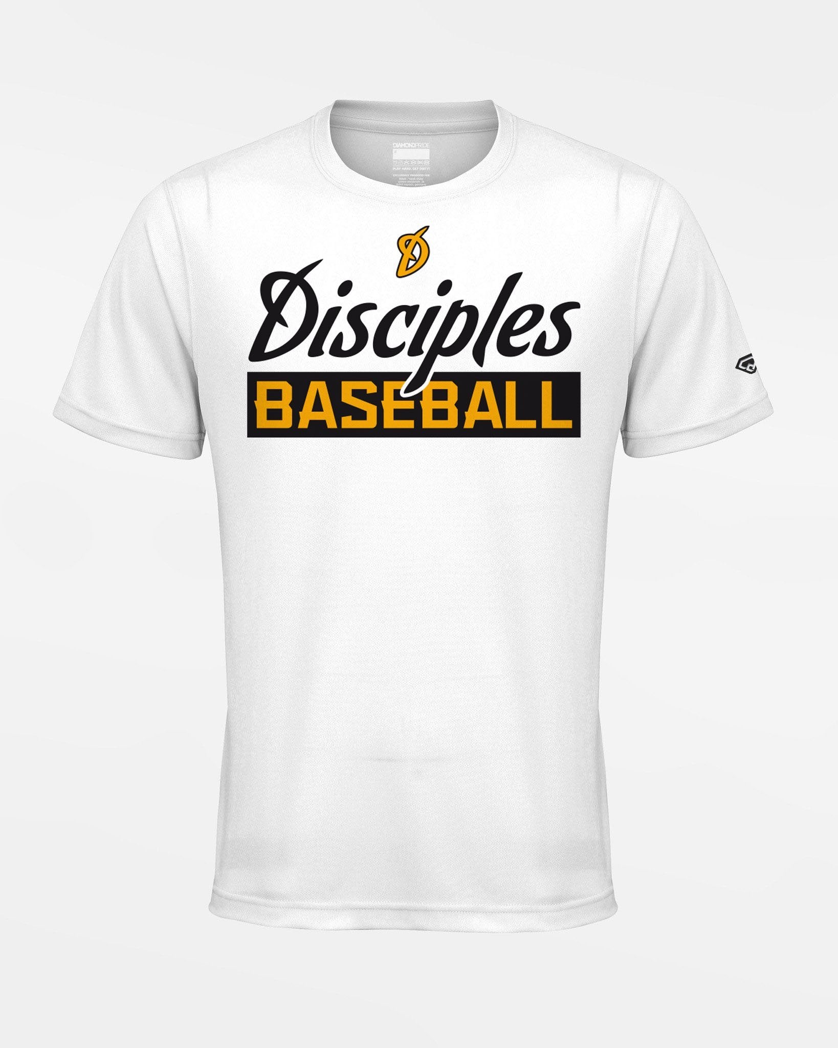 Diamond Pride Basic Functional T-Shirt "Munich-Haar Disciples", Primary Logo Baseball, weiss-DIAMOND PRIDE