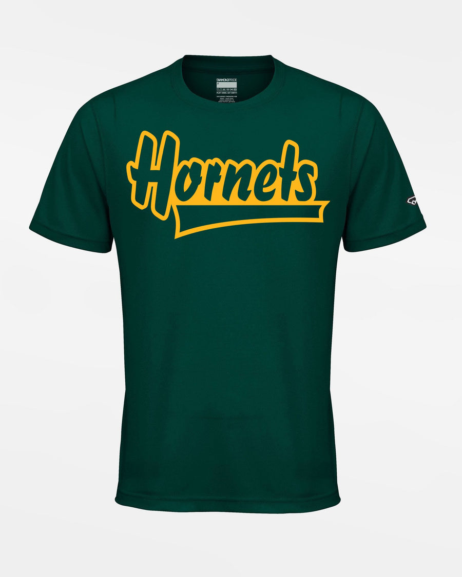 Diamond Pride Basic Functional T-Shirt "Saarlouis Hornets", dunkelgrün-DIAMOND PRIDE
