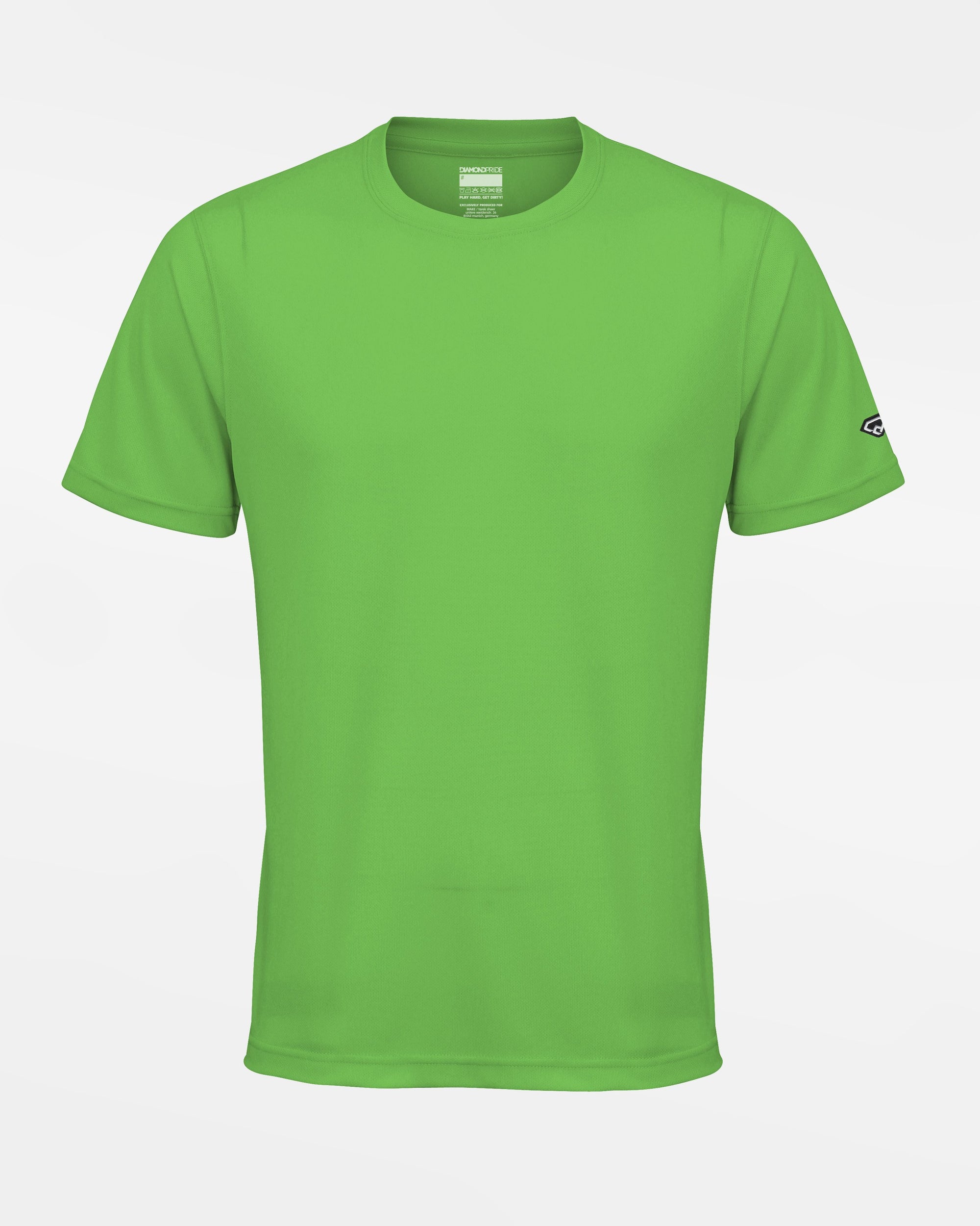 Diamond Pride Basic Functional T-Shirt, apfel grün-DIAMOND PRIDE