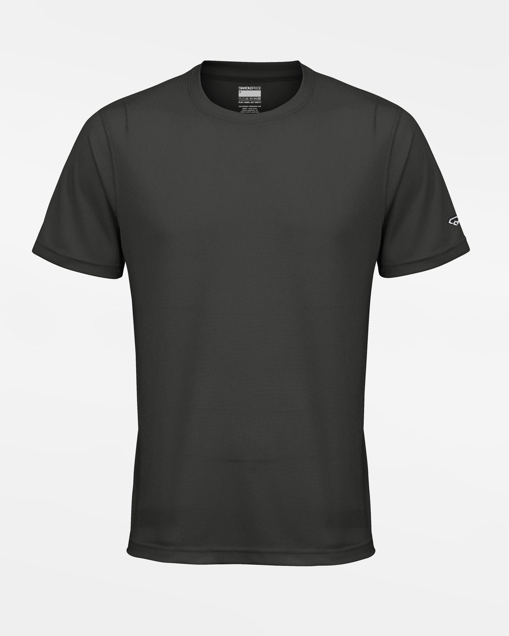 Diamond Pride Basic Functional T-Shirt, dunkelgrau-DIAMOND PRIDE