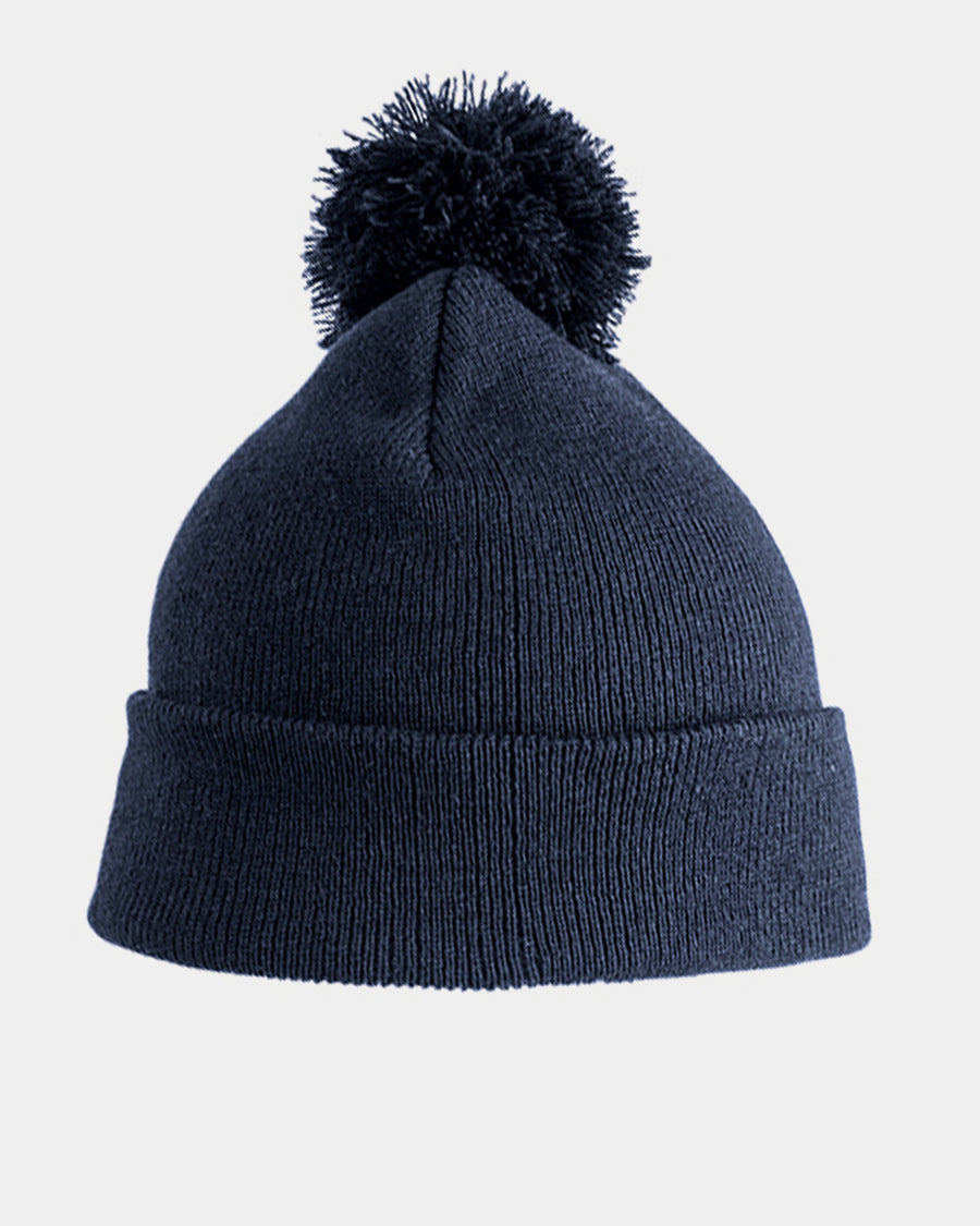 Diamond Pride Basic PomPom Beanie, navy blau-DIAMOND PRIDE