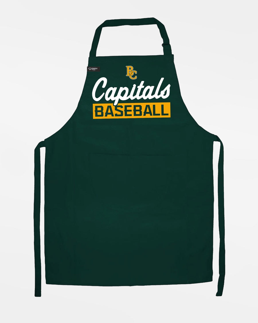 Diamond Pride Grillschürze & Kochschürze "Bonn Capitals", Baseball, dunkelgrün-DIAMOND PRIDE