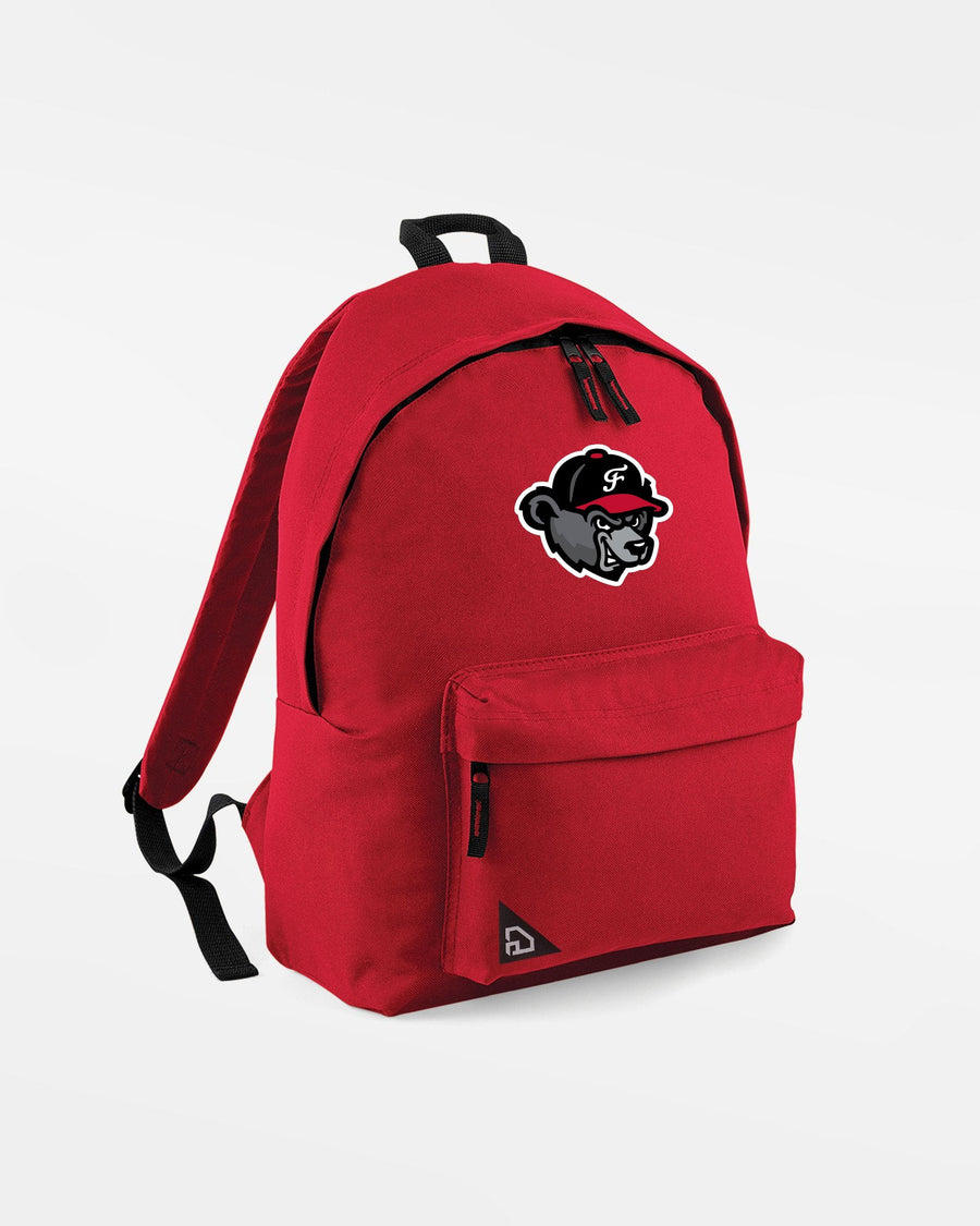 Diamond Pride Junior Basic Rucksack "Freising Grizzlies", Bear, rot-DIAMOND PRIDE