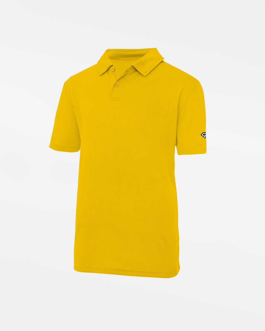 Diamond Pride Kids Basic Functional Polo-Shirt, gelb-DIAMOND PRIDE