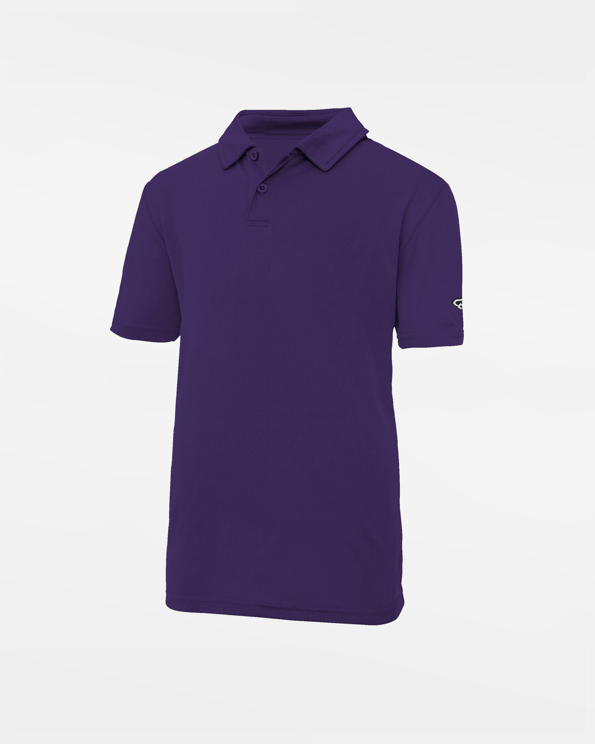 Diamond Pride Kids Basic Functional Polo-Shirt, purple-DIAMOND PRIDE
