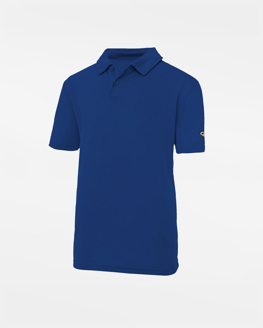 Diamond Pride Kids Basic Functional Polo-Shirt, royal blau-DIAMOND PRIDE