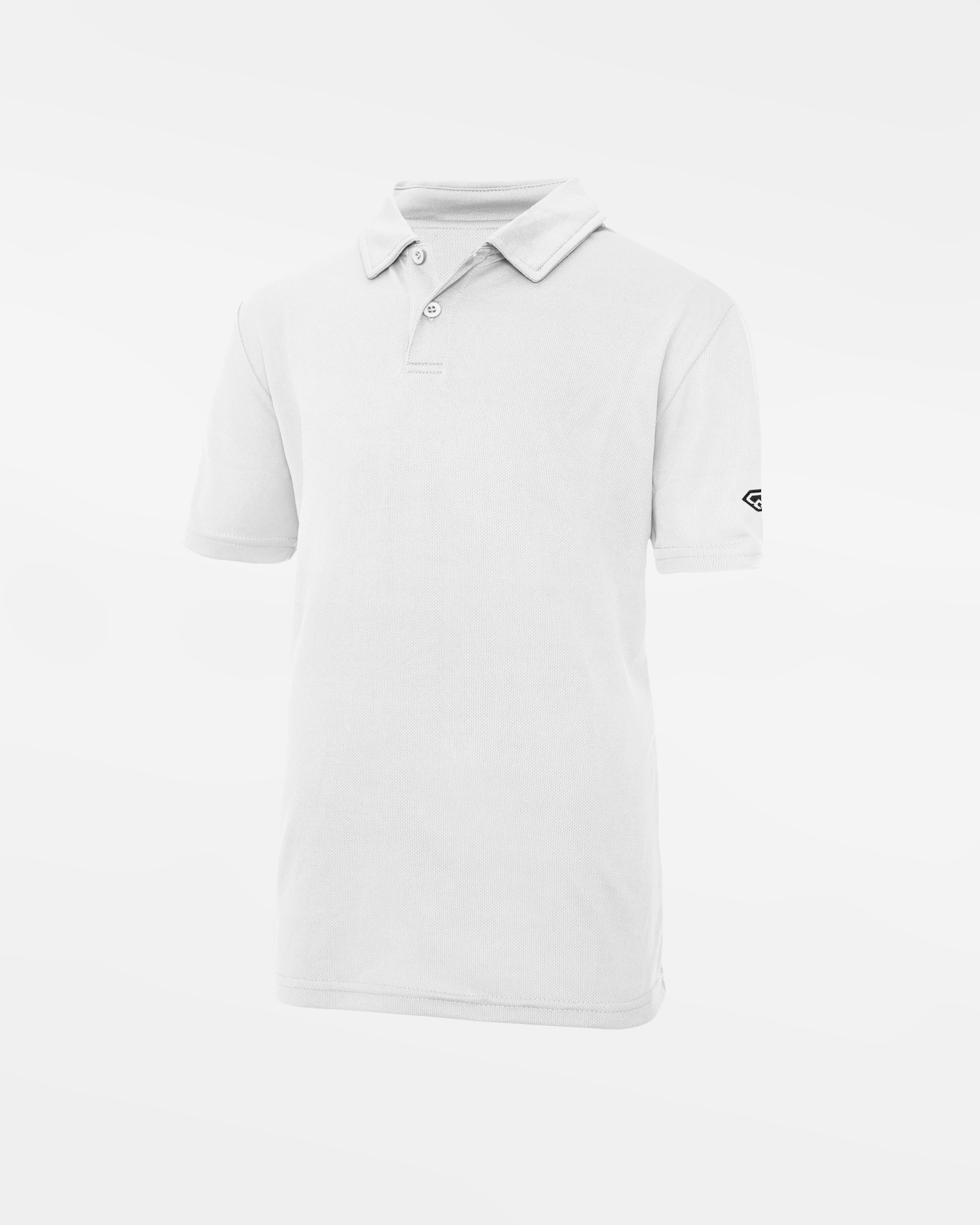 Diamond Pride Kids Basic Functional Polo-Shirt, weiss-DIAMOND PRIDE