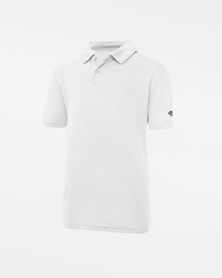 Diamond Pride Kids Basic Functional Polo-Shirt, weiss-DIAMOND PRIDE