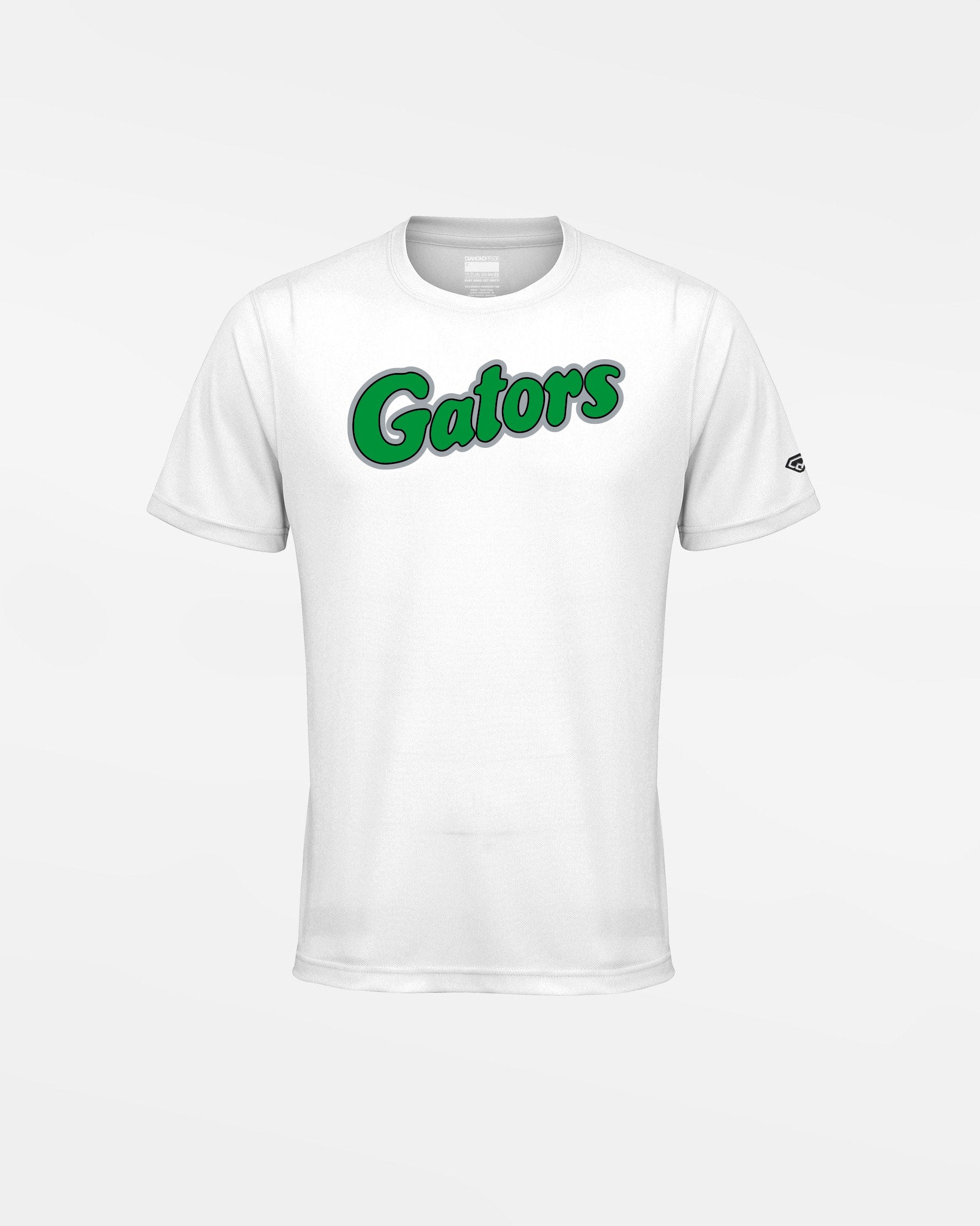 Diamond Pride Kids Basic Functional T-Shirt "Augsburg Gators", Gators, weiss-DIAMOND PRIDE