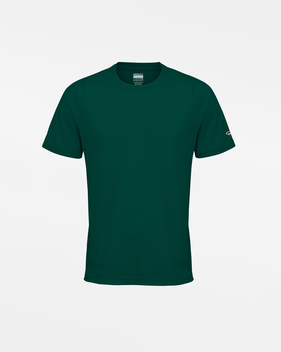 Diamond Pride Kids Basic Functional T-Shirt, dunkelgrün-DIAMOND PRIDE