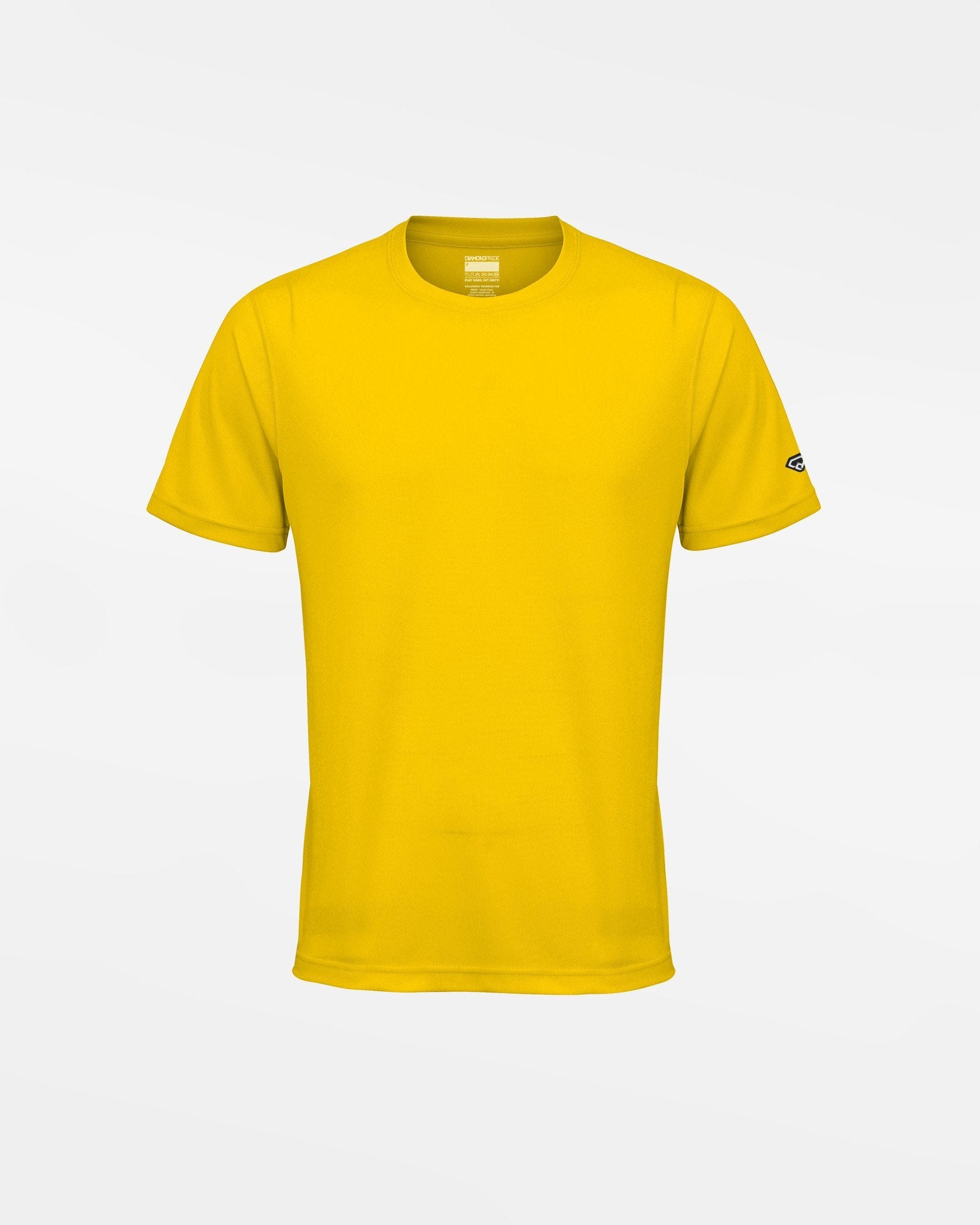 Diamond Pride Kids Basic Functional T-Shirt, gelb-DIAMOND PRIDE