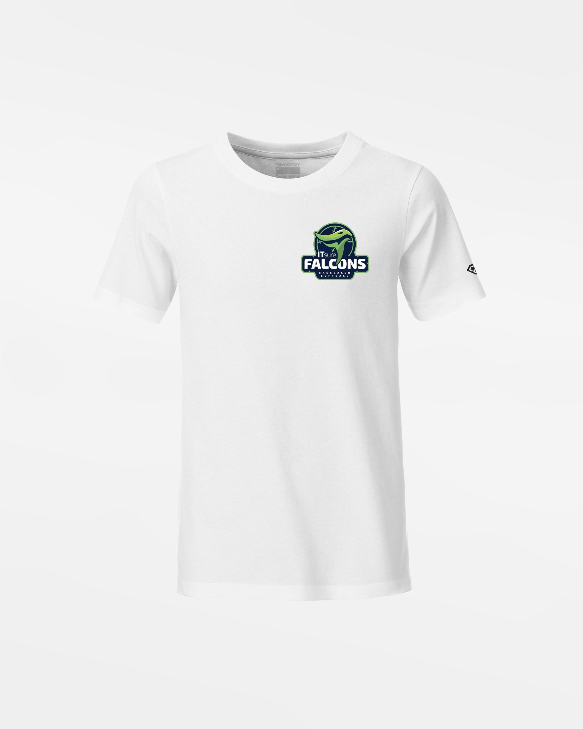 Diamond Pride Kids Premium Light T-Shirt "IT SURE FALCONS", weiss-DIAMOND PRIDE