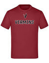Diamond Pride Kids Premium Light T-Shirt "Wesseling Vermins" maroon-rot-DIAMOND PRIDE