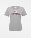 Diamond Pride Ladies Basic Functional T-Shirt, "Berlin Flamingos", Bird & Softball, grau-DIAMOND PRIDE