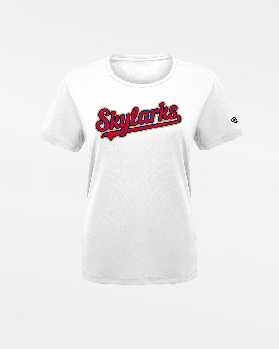 Diamond Pride Ladies Basic Functional T-Shirt "Berlin Skylarks", Script, weiss-DIAMOND PRIDE