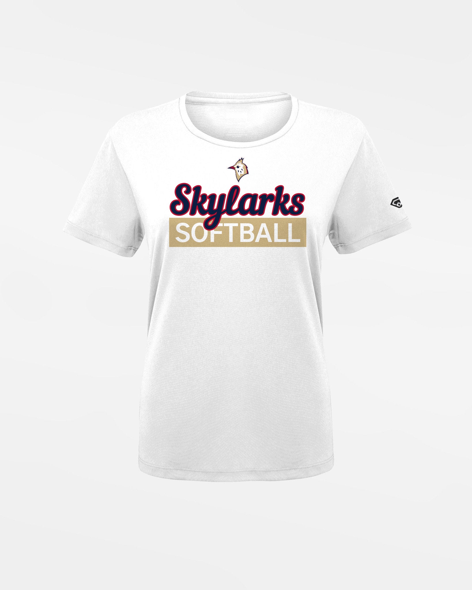 Diamond Pride Ladies Basic Functional T-Shirt "Berlin Skylarks", Softball, weiss-DIAMOND PRIDE