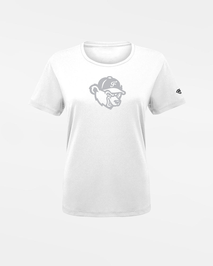 Diamond Pride Ladies Basic Functional T-Shirt "Freising Grizzlies", Bear, weiss-DIAMOND PRIDE