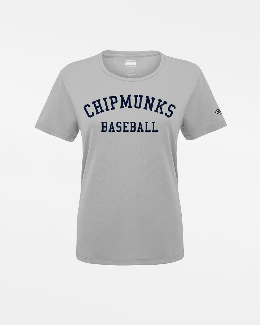 Diamond Pride Ladies Basic Functional T-Shirt "Hagen Chipmunks", grau-DIAMOND PRIDE